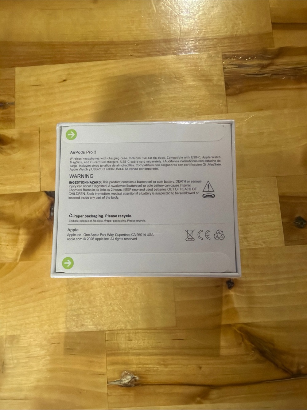 Apple AirPods Pro 3 Boxed Earbuds - White - Picture 2 of 2